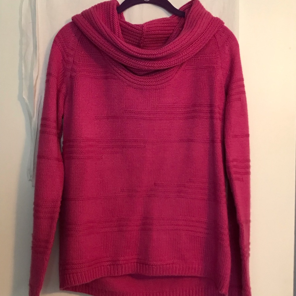 Cow neck sweater